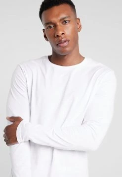 Pier One Hombre Camiseta De Manga Larga - White -Ofertas Pier One Tienda 00e31f2a8cc042ef86cde261af6cd7e5