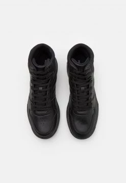 Pier One Hombre LEATHER - Zapatillas Altas - Black -Ofertas Pier One Tienda 0490b499186c4aa1a827444aabafd5d3