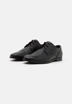 Pier One Hombre LEATHER - Zapatos Con Cordones - Black -Ofertas Pier One Tienda 0510f549f0754248858638206b3f82f3