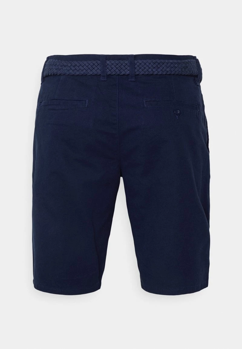Pier One Hombre CHINOS WITH BELT - Shorts - Dark Blue 4 Pier One Hombre CHINOS WITH BELT - Shorts - Dark Blue - Imagen 2