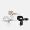 Pier One Unisexo BANDANA UNISEX 3 PACK - Pañuelo - Black/white/beige
