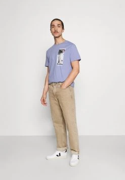 Pier One Hombre Camiseta Estampada - Lilac -Ofertas Pier One Tienda 09db764c3e314f1089ac49be1c1c2384