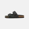 Pier One Unisexo UNISEX - Sandalias Planas - Dark Grey -Ofertas Pier One Tienda 0ac1222256a94625b3cb225786a8676f