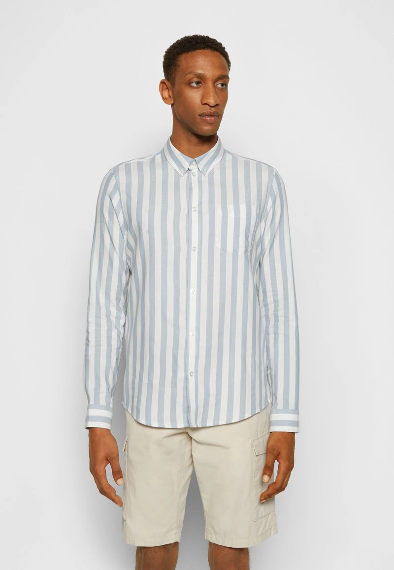 Pier One Hombre Camisa - Light Blue/white 5 Pier One Hombre Camisa - Light Blue/white - Imagen 3