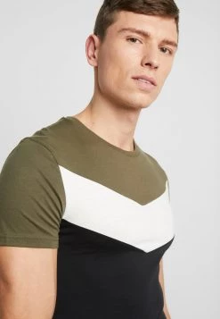 Pier One Hombre Camiseta Básica - Green/black -Ofertas Pier One Tienda 102273d440d9470ca76cd37bef261a03