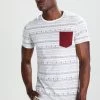 Pier One Hombre Camiseta Estampada - White -Ofertas Pier One Tienda 1229f2b6ef6a417998fe7b4106375195