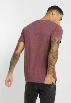 Pier One Camiseta Básica - Mottled Bordeaux, Hombre -Ofertas Pier One Tienda 126b9a438adf4d8eac6800aab0814e79