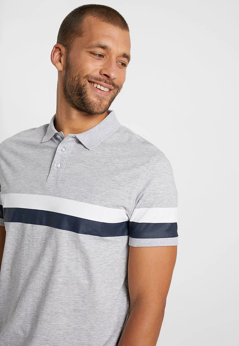 Pier One Hombre Polo - Mottled Light Grey 6 Pier One Hombre Polo - Mottled Light Grey - Imagen 4