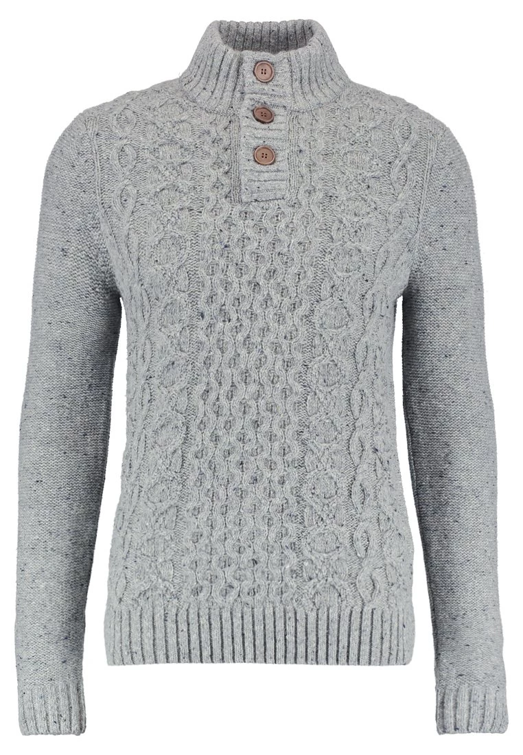 Pier One Hombre Jersey De Punto - Mottled Grey 7 Pier One Hombre Jersey De Punto - Mottled Grey - Imagen 5