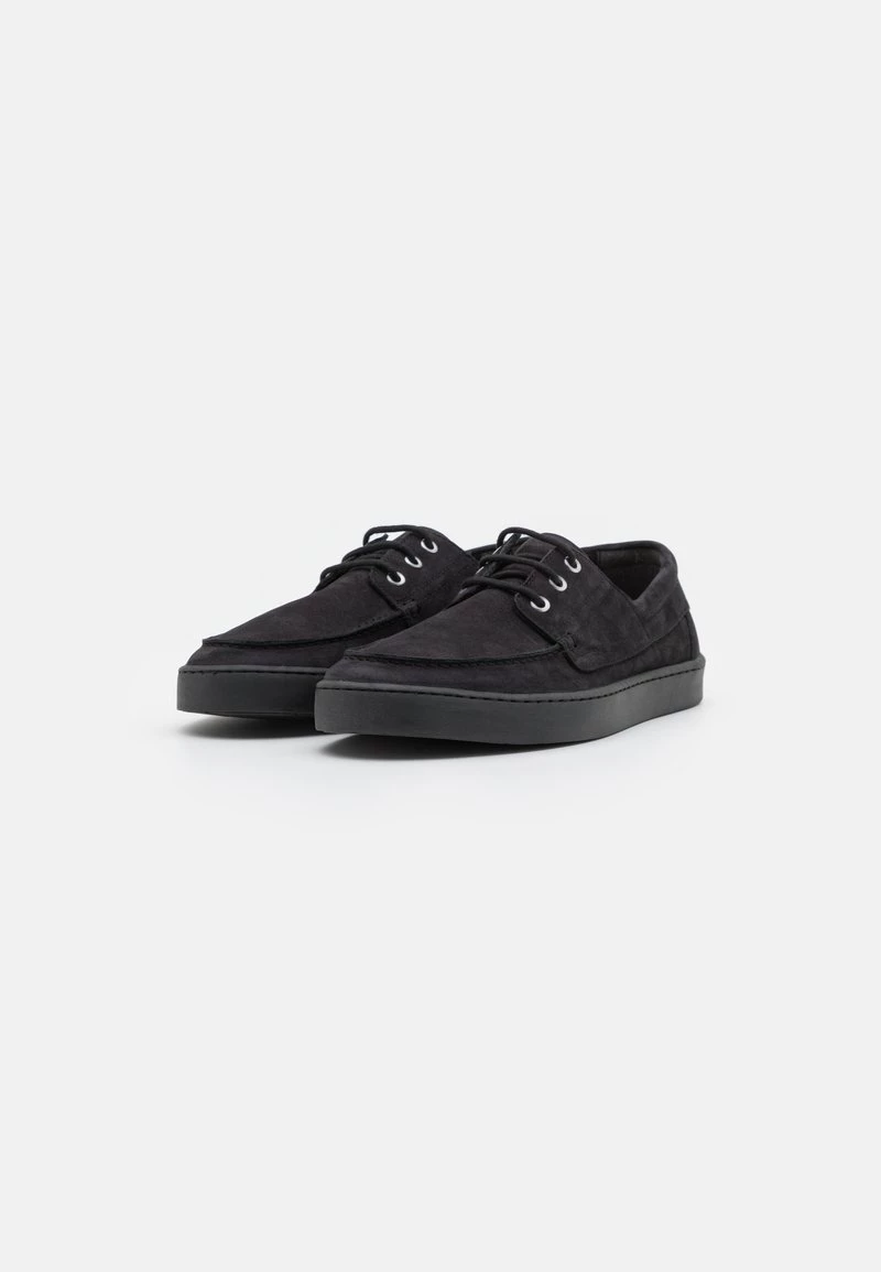Pier One Hombre LEATHER - Zapatillas - Black 4 Pier One Hombre LEATHER - Zapatillas - Black - Imagen 2