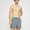 Pier One Hombre PEACHY SOFT BEACH SHORTS - Bañador - Dark Grey