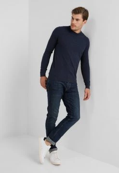 Pier One Hombre Jersey De Punto - Mottled Dark Blue -Ofertas Pier One Tienda 1a1118e0a5b940cdad5bc4bbcaf934d9