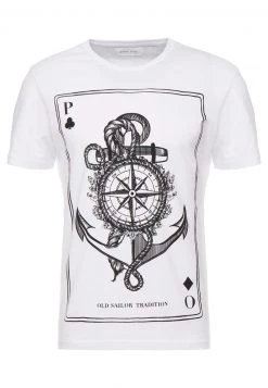 Pier One Hombre Camiseta Estampada - White -Ofertas Pier One Tienda 1d86befb1a554d928f344f7a580d45bb
