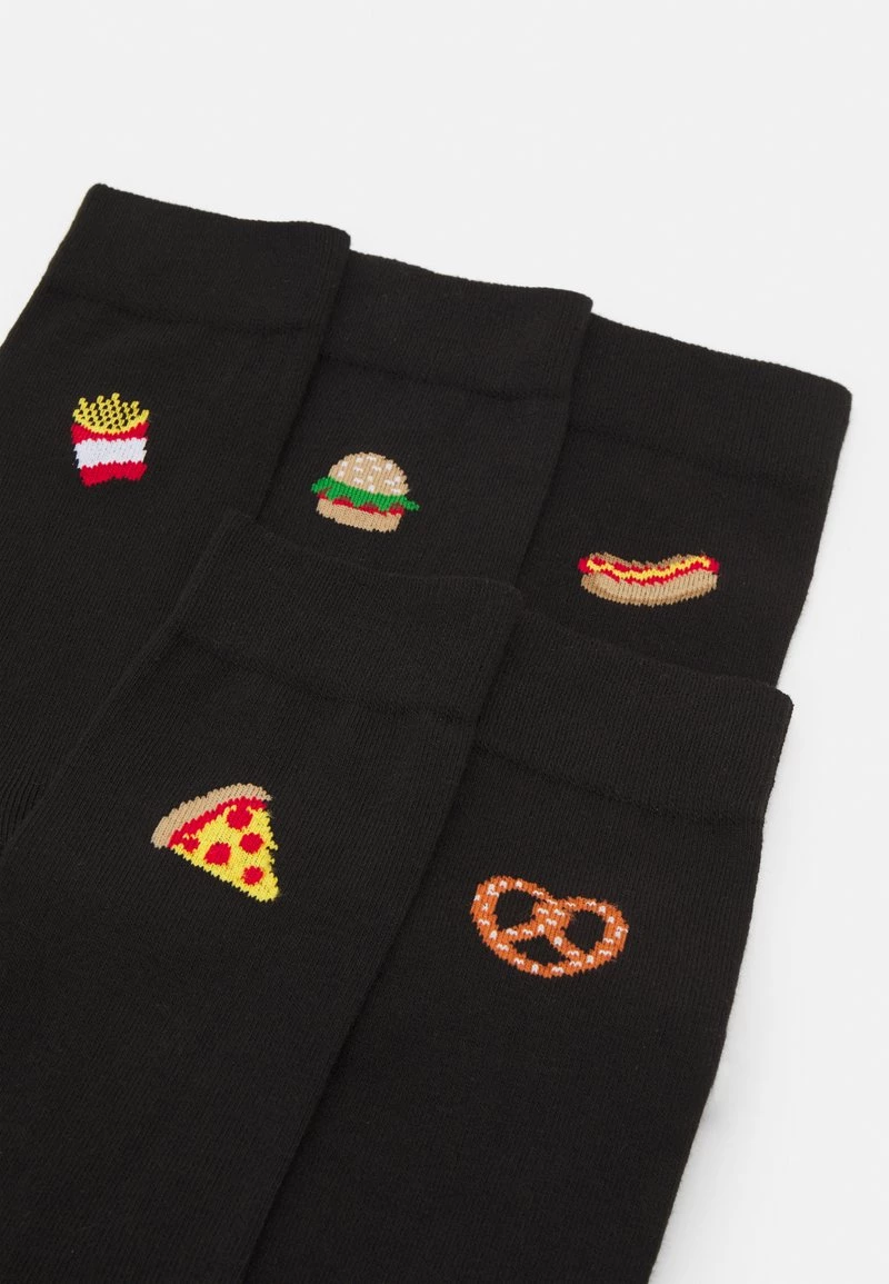 Pier One Hombre 5 PACK - Calcetines - Black 4 Pier One Hombre 5 PACK - Calcetines - Black - Imagen 2