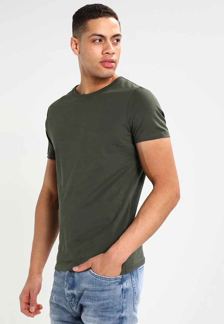 Pier One Hombre Camiseta Básica - Khaki 3 Pier One Hombre Camiseta Básica - Khaki