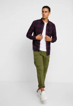 Pier One Hombre Camisa - Bordeaux -Ofertas Pier One Tienda 1fdfc451f1854fbda11171584068539b