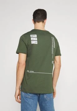 Pier One Hombre Camiseta Estampada - Olive -Ofertas Pier One Tienda 21fcea8ad4614ee09d572bc3a420d293