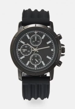 Pier One Unisexo UNISEX - Reloj - Black/silver
