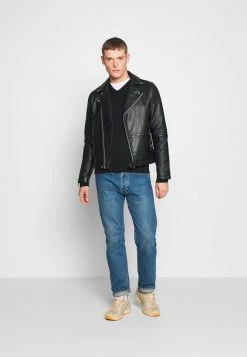 Pier One Hombre 2PACK - Jersey De Punto - Black/bordeaux