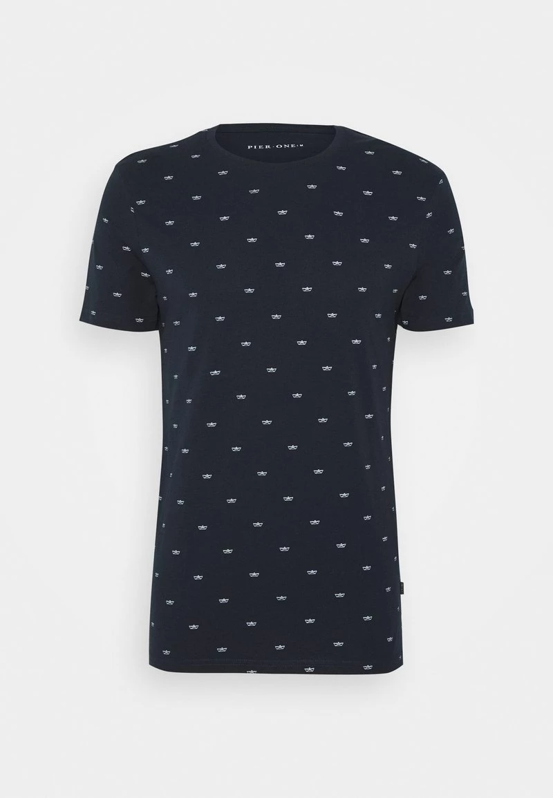 Pier One Hombre Camiseta Estampada - Dark Blue 6 Pier One Hombre Camiseta Estampada - Dark Blue - Imagen 4