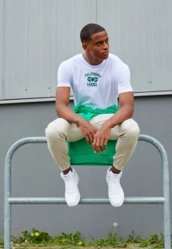 Pier One Hombre CALIFORNIA LEAGUE GRAPHIC T-SHIRT - Camiseta Estampada - White