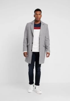 Pier One Hombre Camiseta De Manga Larga - Offwhite/dark Blue -Ofertas Pier One Tienda 29e109eae189405994b919b5d531fb69