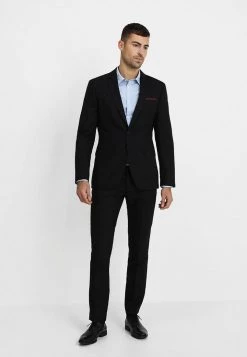 Pier One 2 PACK - Camisa Elegante - White/light Blue, Hombre