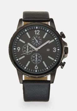 Pier One UNISEX - Cronógrafo - Black, Unisexo