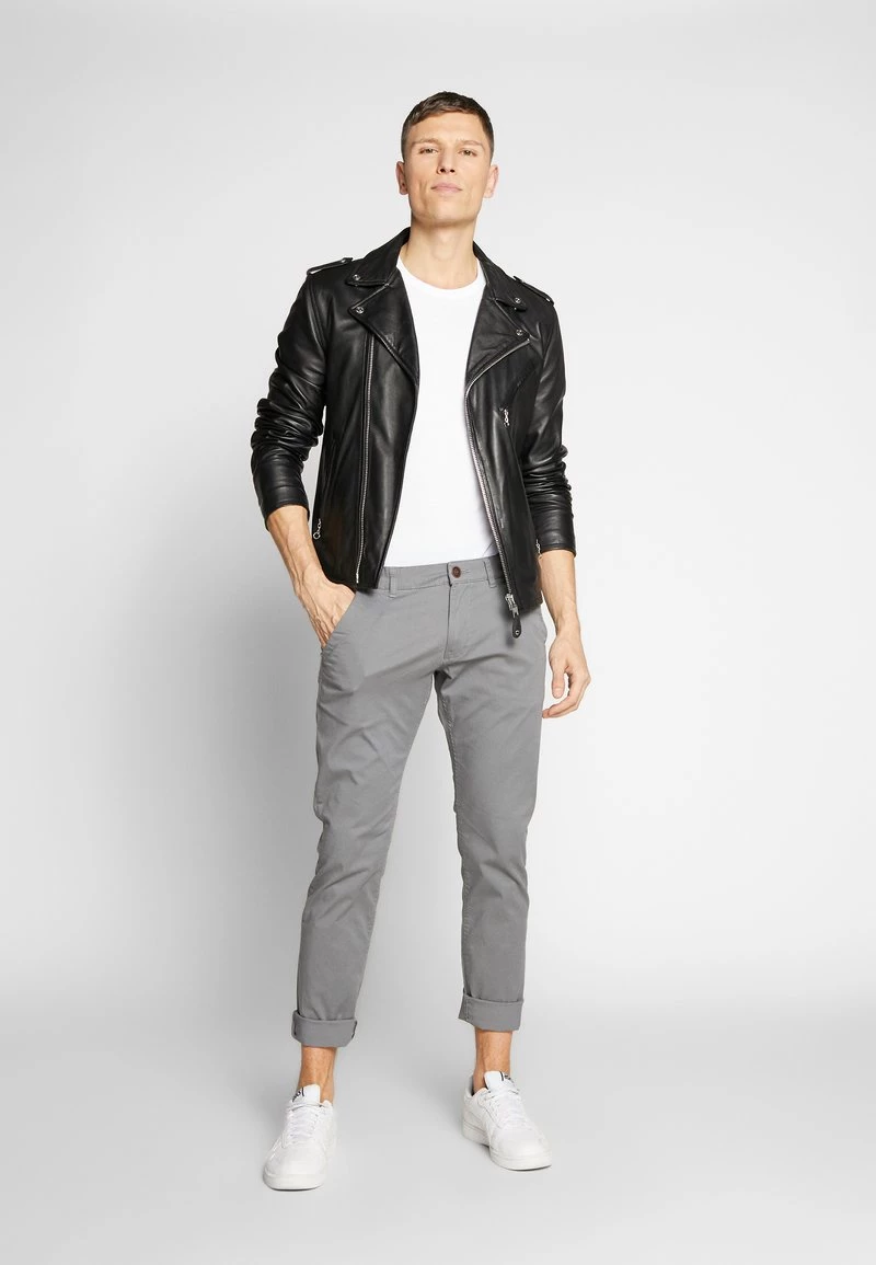 Pier One Hombre 3 PACK - Camiseta Básica - Mottled Bordeaux/white/blue 4 Pier One Hombre 3 PACK - Camiseta Básica - Mottled Bordeaux/white/blue - Imagen 2