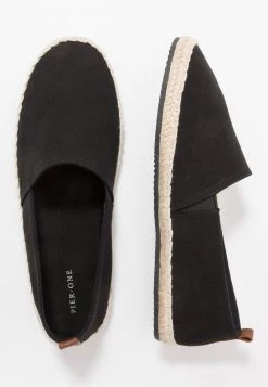 Pier One Unisexo RENA ESPADRILLE UNISEX - Alpargatas - Black -Ofertas Pier One Tienda 3086d55e4ad24869b2a35d618e86d5f2
