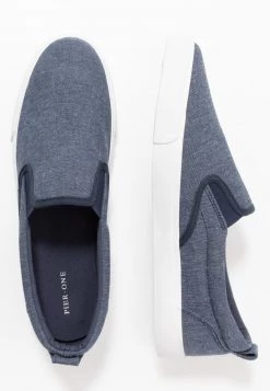 Pier One Unisexo UNISEX - Mocasines - Dark Blue -Ofertas Pier One Tienda 30aa47a8e21841dfb2a6071ce061df41
