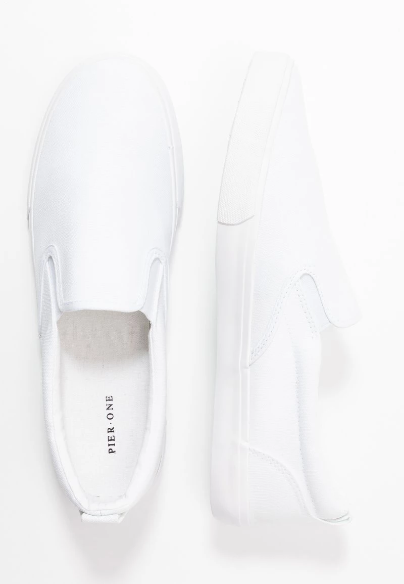 Pier One UNISEX - Mocasines - White, Unisexo 4 Pier One UNISEX - Mocasines - White, Unisexo - Imagen 2