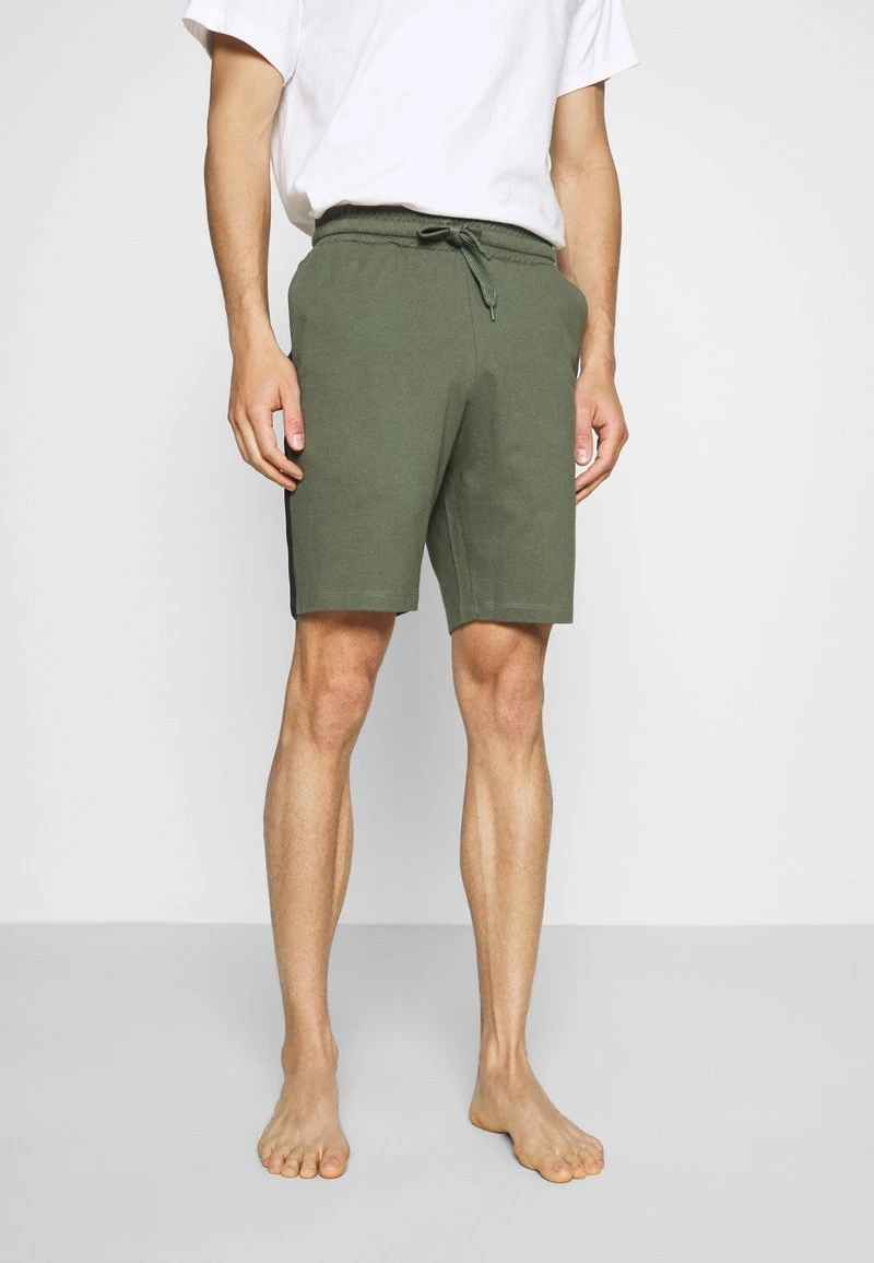 Pier One Hombre LOUNGE STRIPED SHORTS - Pantalón De Pijama - Khaki/black 2 Pier One Hombre LOUNGE STRIPED SHORTS - Pantalón De Pijama - Khaki/black