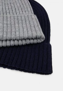 Pier One Unisexo 2 PACK UNISEX - Gorro - Grey/dark Blue -Ofertas Pier One Tienda 35949e85cf2249dfa70e9205a0cfe933