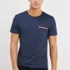 Pier One Camiseta Básica - Mottled Dark Blue, Hombre -Ofertas Pier One Tienda 3808233523534da4aade7a1fd6fb5cc6