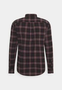 Pier One Hombre Camisa - Mottled Dark Grey / Bordeaux -Ofertas Pier One Tienda 3f02f269b89c46ac9905432556929c25
