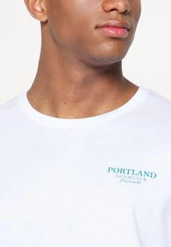 Pier One Hombre GRAPHIC T-SHIRT - Camiseta Estampada - White -Ofertas Pier One Tienda 400d3d7ff04445a7997e4d6a197e10f7