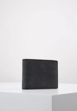 Pier One Hombre LEATHER - Monedero - Black