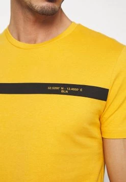 Pier One Camiseta Estampada - Yellow, Hombre -Ofertas Pier One Tienda 4aac2dc3bd03432db0ea6129b6ffb261