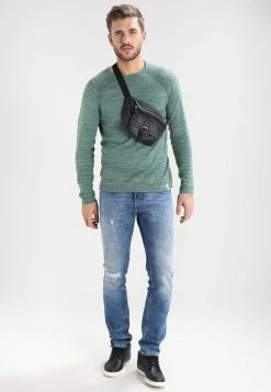 Pier One Hombre Jersey De Punto - Mottled Green -Ofertas Pier One Tienda 4abaeaa8cf74414c8e55a7e787b368ff
