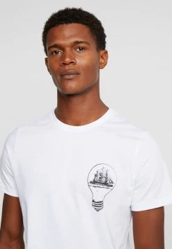 Pier One Hombre Camiseta Estampada - White -Ofertas Pier One Tienda 4cdb67986fc34bc59a4ae9e017e5e7d0