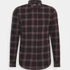 Pier One Hombre Camisa - Mottled Dark Grey / Bordeaux -Ofertas Pier One Tienda 4f9ac067f5604d39acaa83e7a840259c