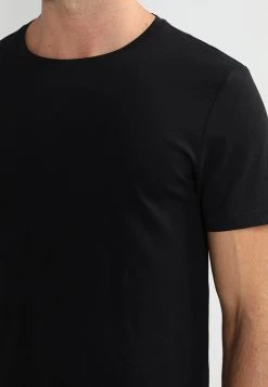 Pier One Hombre 2 PACK - Camiseta Básica - Black -Ofertas Pier One Tienda 52e7e31294f348899fa5797a92d8bc1b