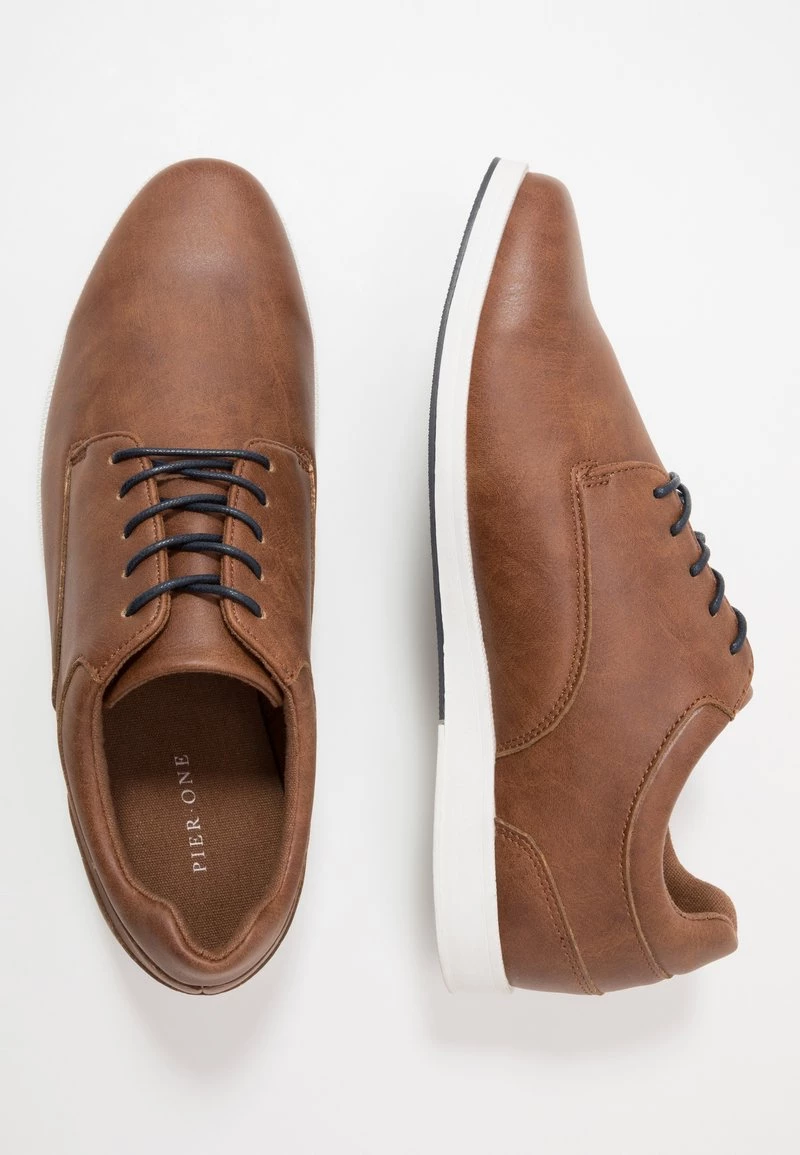 Pier One Hombre Zapatos Con Cordones - Cognac 4 Pier One Hombre Zapatos Con Cordones - Cognac - Imagen 2