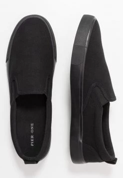 Pier One Unisexo UNISEX - Mocasines - Black -Ofertas Pier One Tienda 5564ed5c70984fd581ec0b5b61b517ed