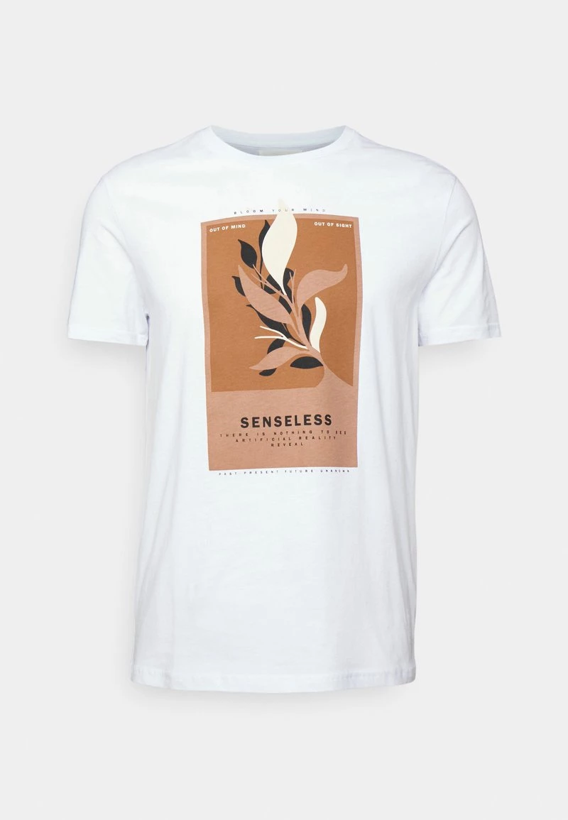 Pier One Hombre LEAF PRINT GRAPHIC T-SHIRT - Camiseta Estampada - White 9 Pier One Hombre LEAF PRINT GRAPHIC T-SHIRT - Camiseta Estampada - White - Imagen 7