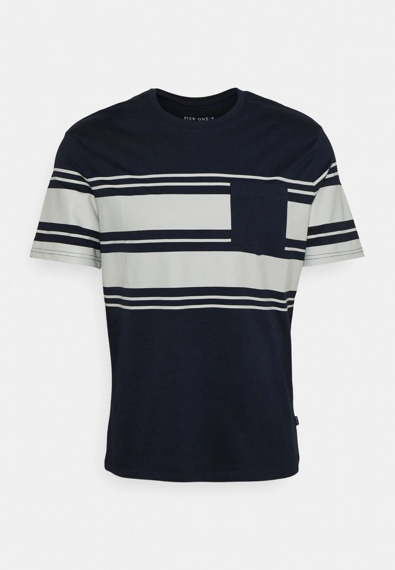 Pier One Hombre Camiseta Estampada - Dark Blue 7 Pier One Hombre Camiseta Estampada - Dark Blue - Imagen 5