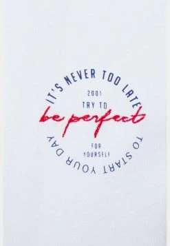 Pier One Hombre NEVER TOO LATE GRAPHIC T-SHIRT - Camiseta Estampada - White 20 Pier One Hombre NEVER TOO LATE GRAPHIC T-SHIRT - Camiseta Estampada - White -Ofertas Pier One Tienda 57b8d508056b496485454ca6c4504382