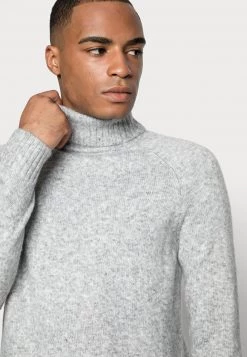 Pier One Hombre ESSENTIAL WINTER TURTLENECK / 512 - MOTTLED BLUE - Jersey De Punto - Mottled Light Grey -Ofertas Pier One Tienda 590ca0fcfbaa45dfac0a0be5c55d0fb9