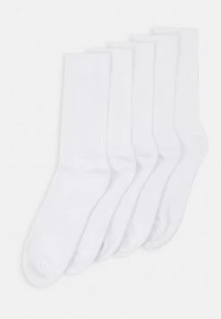 Pier One 5 PACK - Calcetines - White, Hombre